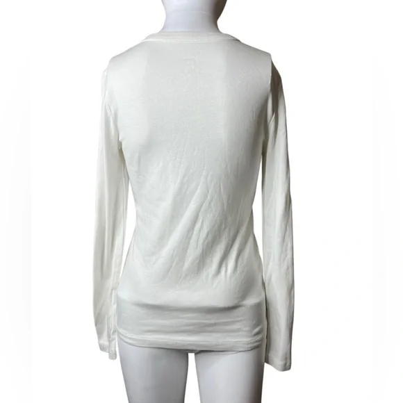 A New Day Women's White Long Sleeve Top Size XS - Picture 2 of 2